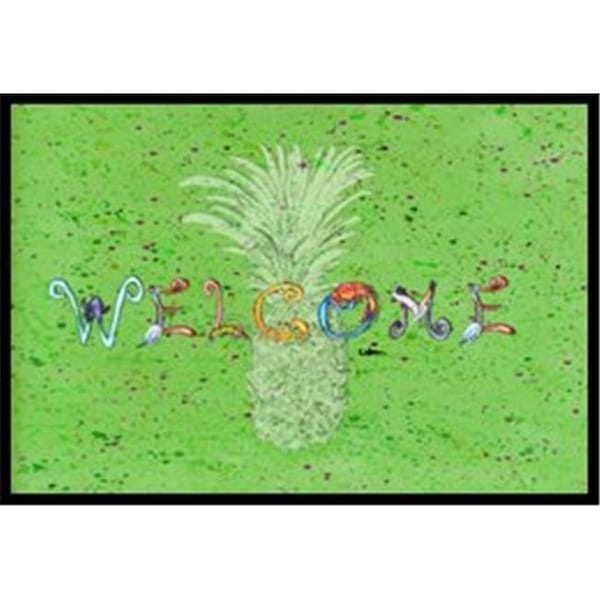 Carolines Treasures Carolines Treasures 8558-MAT Pineapple Indoor Or Outdoor Mat - 18 x 27 in. 8558-MAT - main